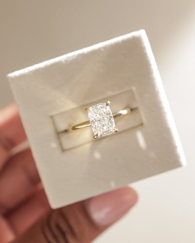 2.03ct elongated cushion diamond