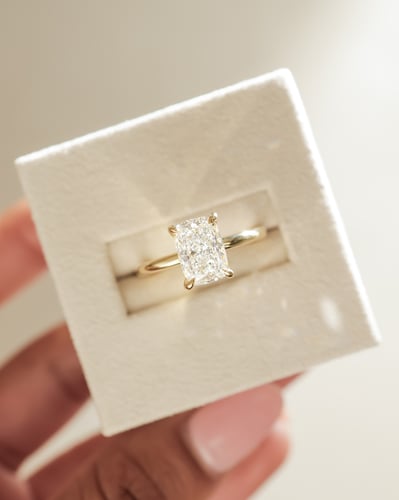 1.98ct elongated cushion diamond