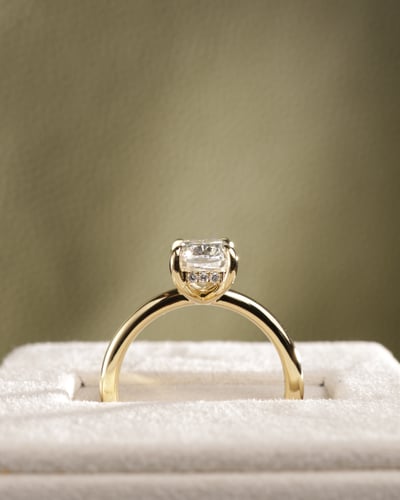 2.07ct elongated cushion diamond