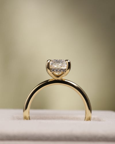 2.09ct elongated cushion diamond