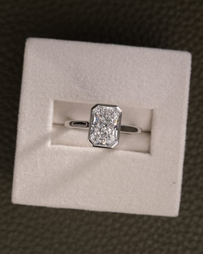 2.18ct radiant diamond