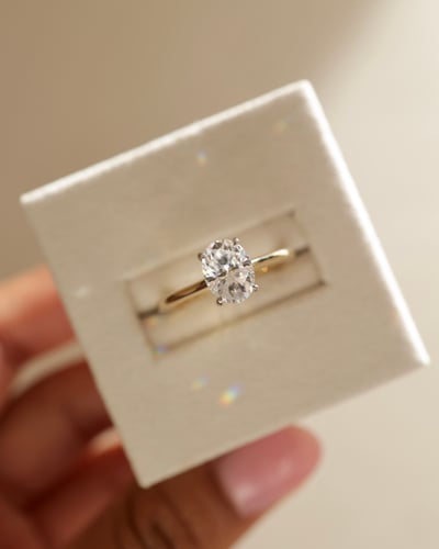 8x6mm oval moissanite