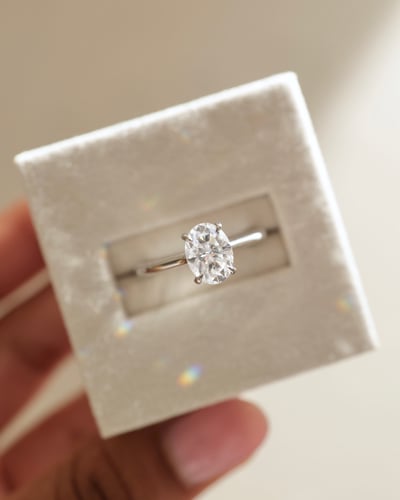 8x6mm oval moissanite