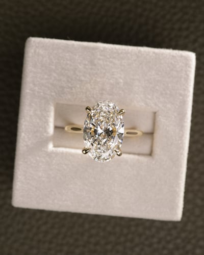 4.93ct oval diamond