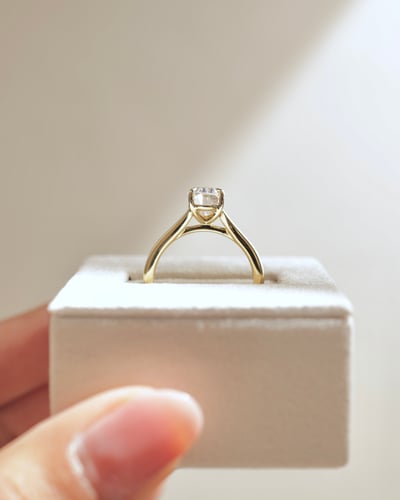 9x6.5mm oval moissanite
