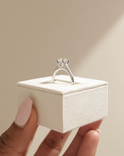 7mm round moissanite