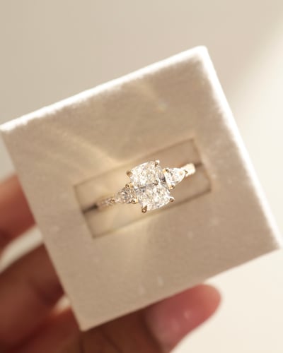 1.52ct elongated cushion diamond