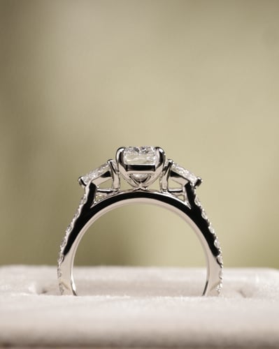 1.55ct elongated cushion diamond