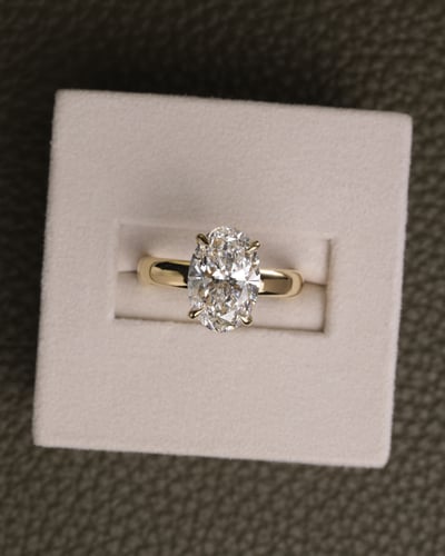 3.07ct oval diamond