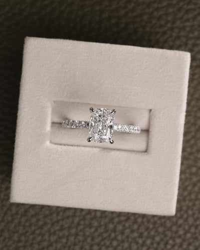 1.50ct elongated cushion diamond