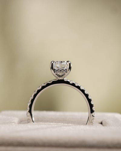 1.53ct elongated cushion diamond
