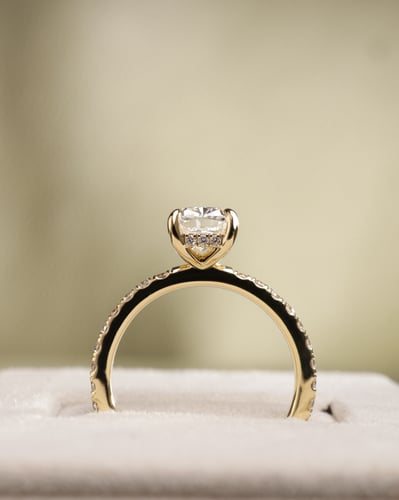 1.53ct elongated cushion diamond