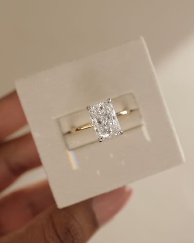 3.50ct radiant diamond