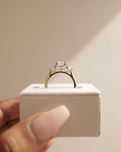8x6mm elongated cushion moissanite