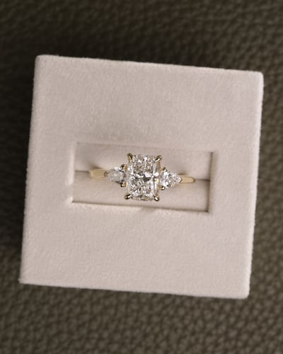 1.45ct elongated cushion diamond