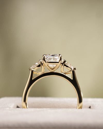2.09ct elongated cushion diamond