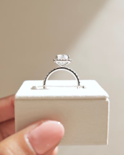 9x7mm radiant moissanite
