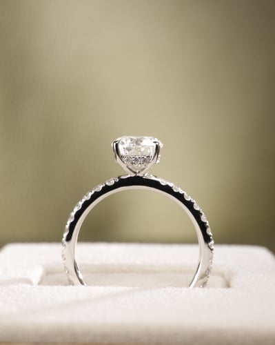 7mm round moissanite