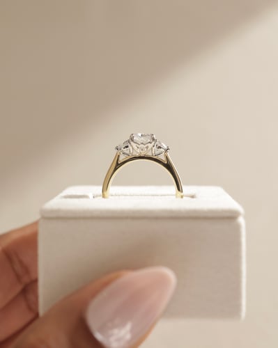 1.53ct elongated cushion diamond