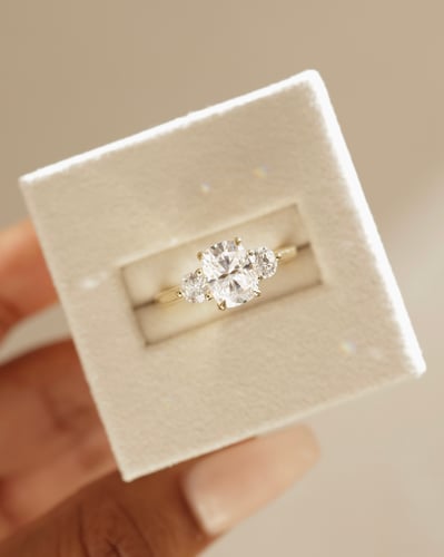 8x6mm elongated cushion moissanite