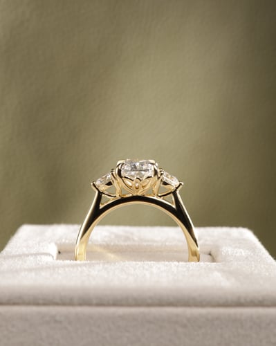 2.09ct elongated cushion diamond