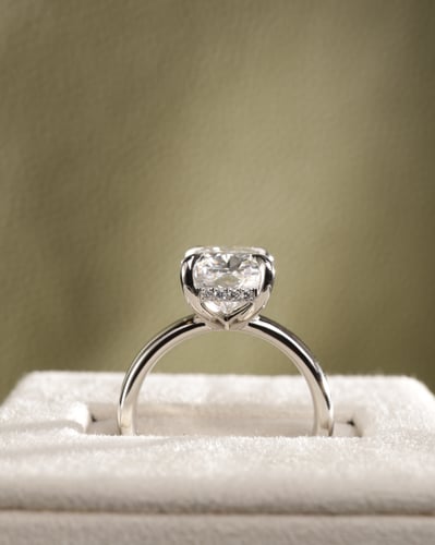 4.85ct elongated cushion diamond