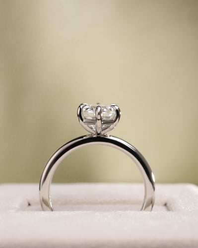 2.09ct elongated hexagon diamond