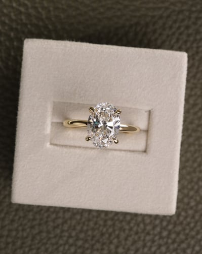 2.57ct oval diamond