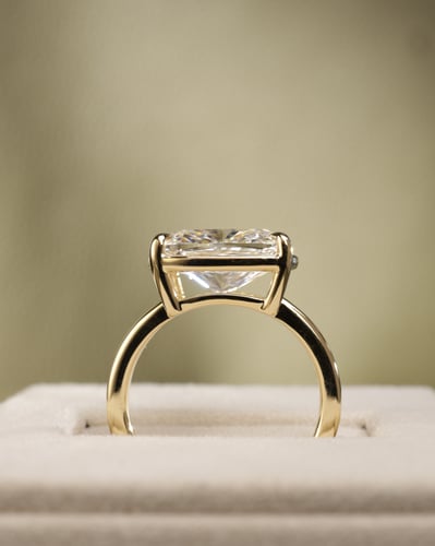 4.75ct elongated cushion diamond