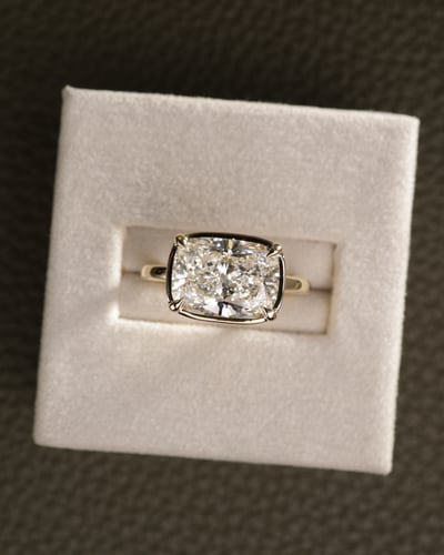 4.75ct elongated cushion diamond