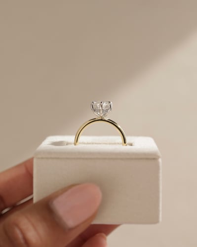 13x6.5mm elongated hexagon moissanite