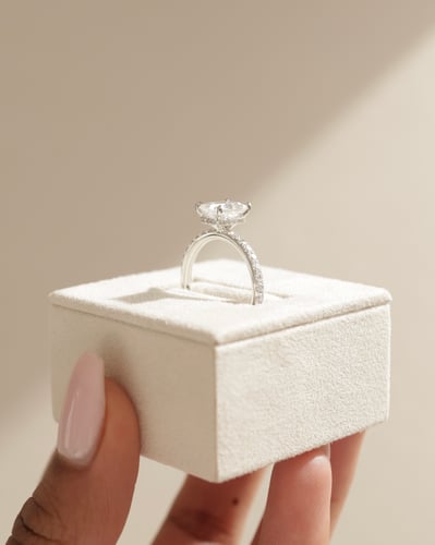 8x6mm radiant moissanite