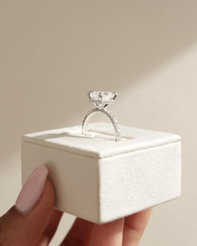 9x7mm radiant moissanite