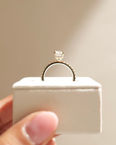 7.5x5.5mm radiant moissanite