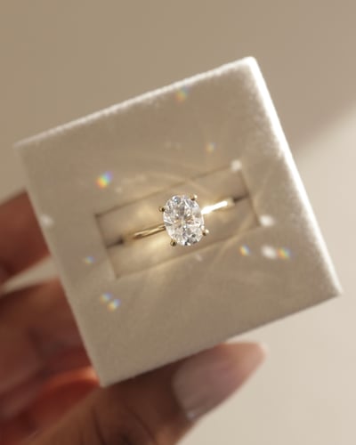 8x6mm oval moissanite