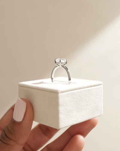 9x6.5mm oval moissanite