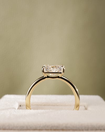 1.59ct elongated cushion diamond