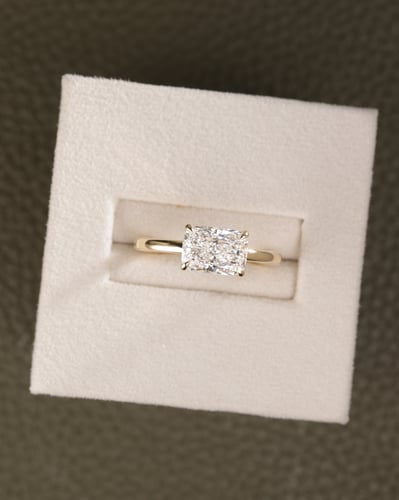 1.59ct elongated cushion diamond
