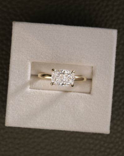 2.04ct elongated cushion diamond