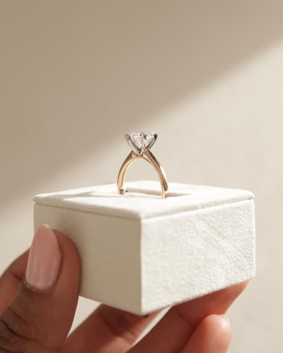 8mm round moissanite