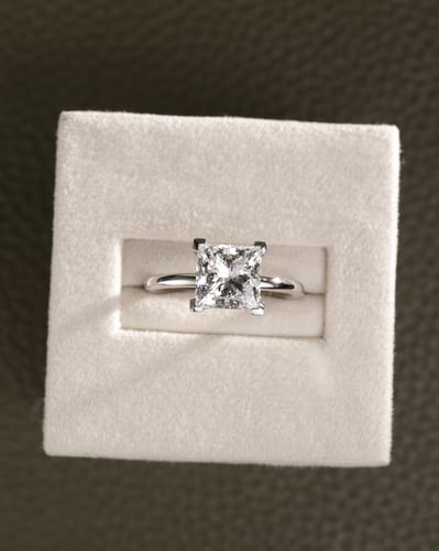 2.69ct princess diamond