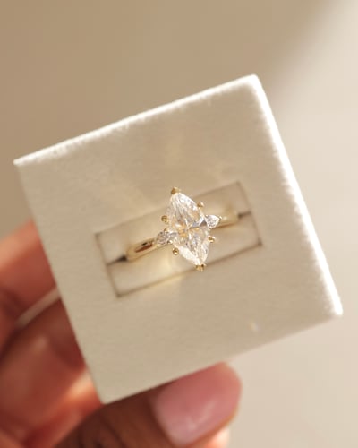 12x6mm marquise moissanite