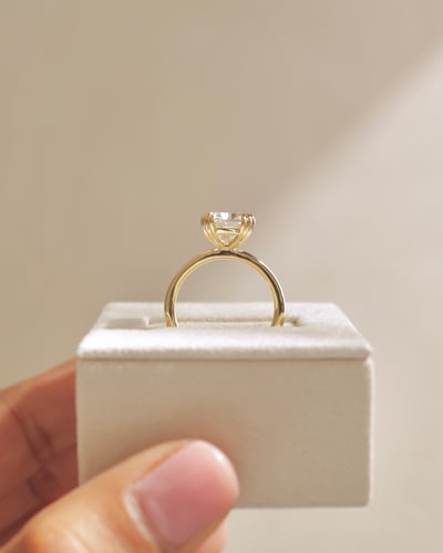 4.02ct elongated cushion diamond