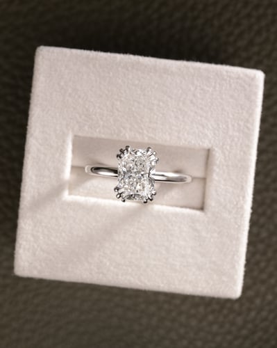 1.89ct elongated cushion diamond