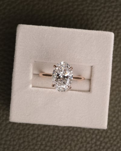 3.08ct oval diamond