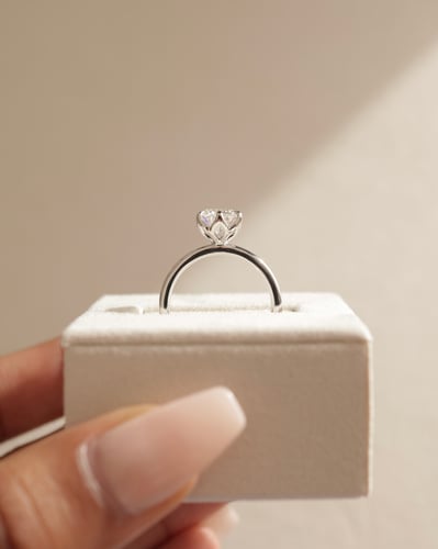 7mm round moissanite