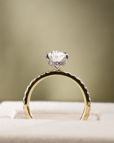 9x6mm pear moissanite