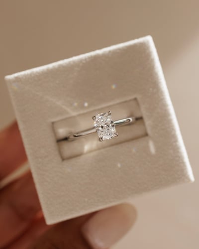 1.05ct elongated cushion diamond