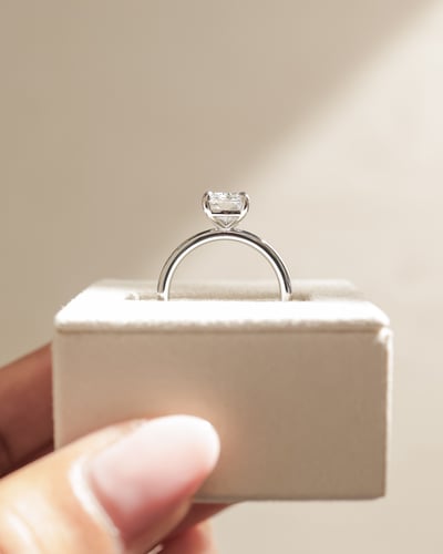 2.07ct elongated cushion diamond