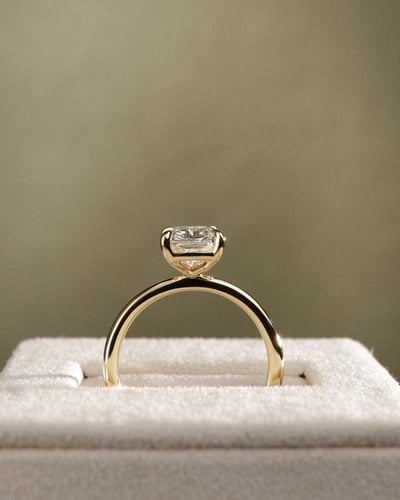 2.05ct elongated cushion diamond